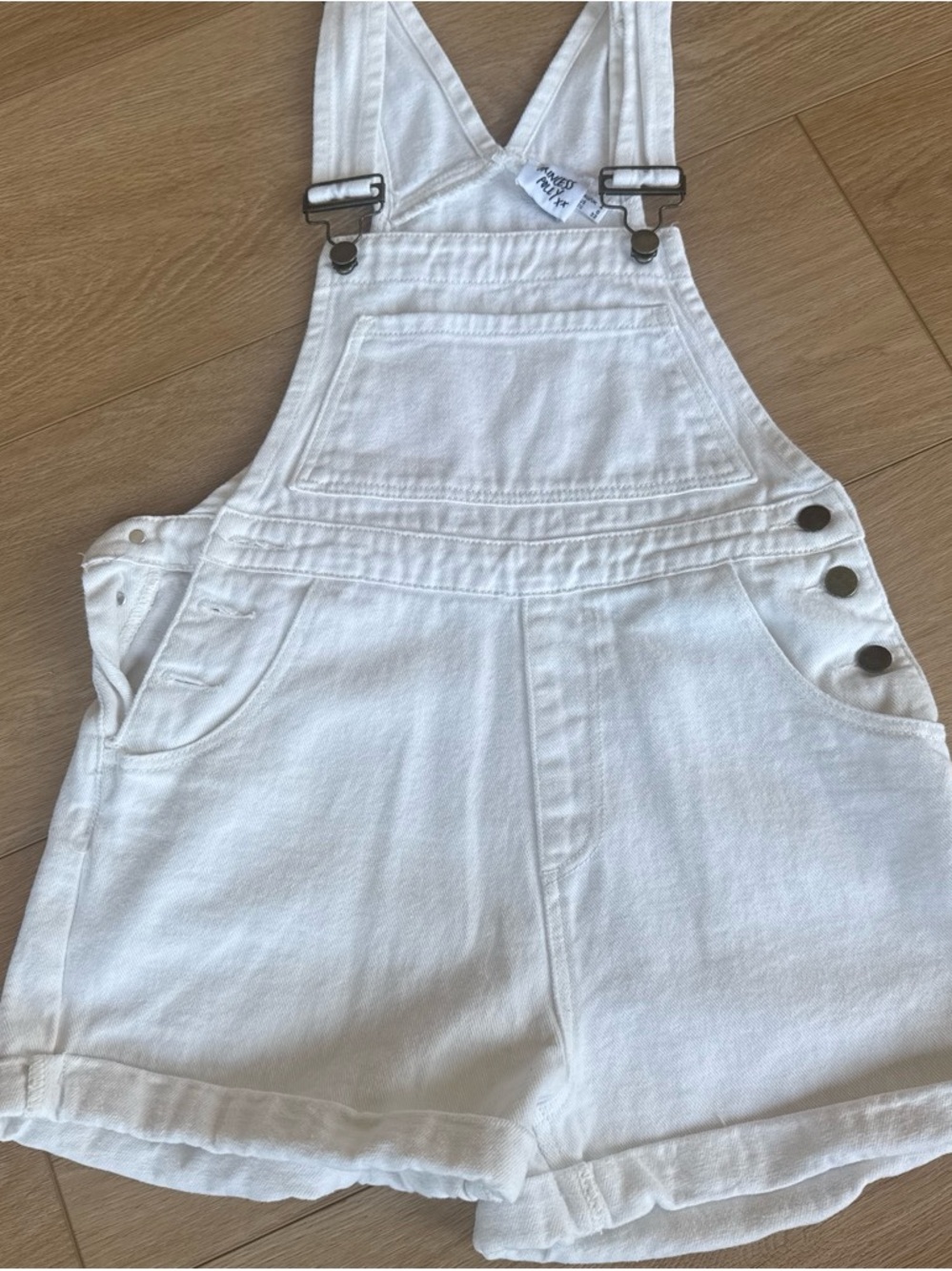 Princess Polly Denim Short Overalls- 0